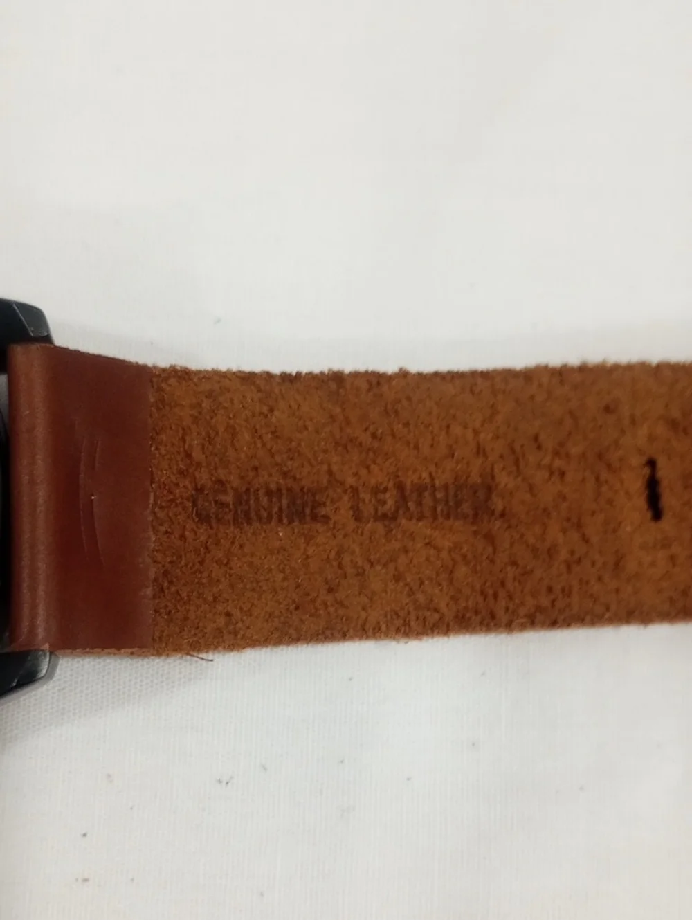 Old Guys Rule Tiki Man Watch.Brown Leather Strap Timeless Pieces (New)